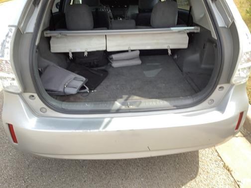 Silver 2013 Toyota Prius v Three