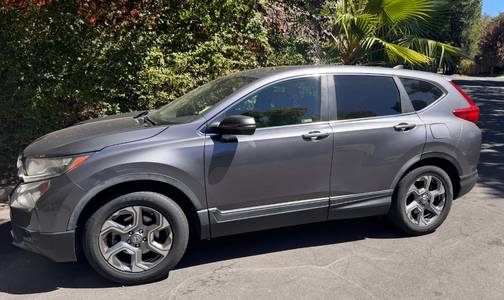 Gray 2019 Honda CR-V EX-L