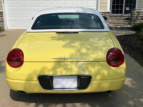 Yellow 2002 Ford Thunderbird Premium