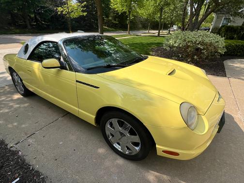 Yellow 2002 Ford Thunderbird Premium