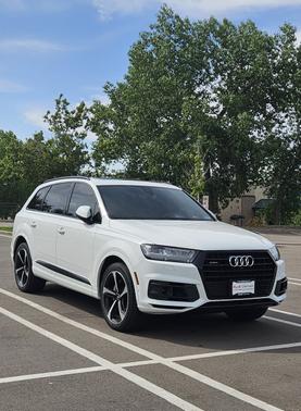 White 2019 Audi Q7 55 Prestige