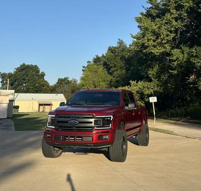 Red 2018 Ford F-150 XLT