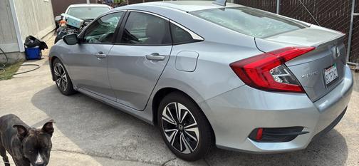 Silver 2017 Honda Civic EX-T