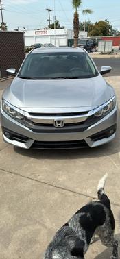 Silver 2017 Honda Civic EX-T