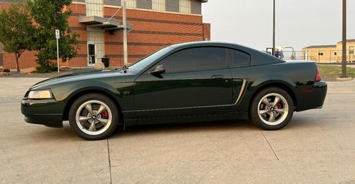Green 2001 Ford Mustang Bullitt