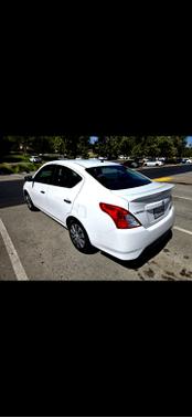 White 2016 Nissan Versa 1.6 SV