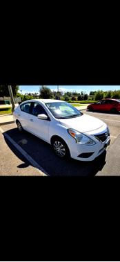 White 2016 Nissan Versa 1.6 SV