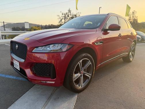 Red 2018 Jaguar F-PACE 25t R-Sport