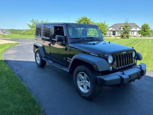Black 2017 Jeep Wrangler Unlimited Sport