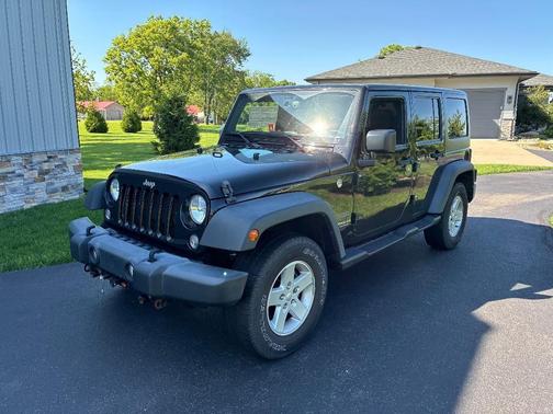 Black 2017 Jeep Wrangler Unlimited Sport
