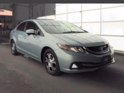 Silver 2015 Honda Civic Hybrid Base