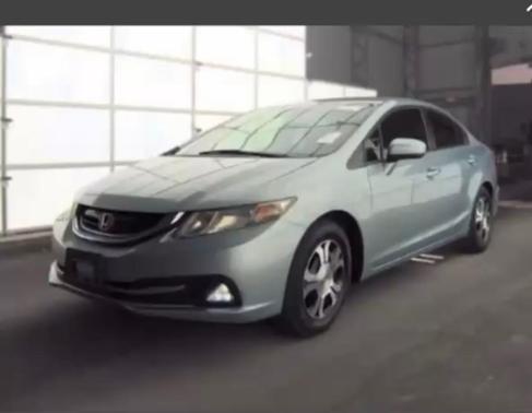 Silver 2015 Honda Civic Hybrid Base