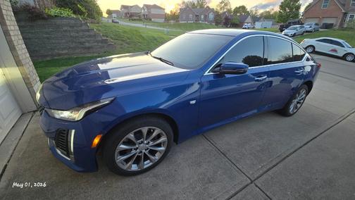 Blue 2023 Cadillac CT5 Premium Luxury