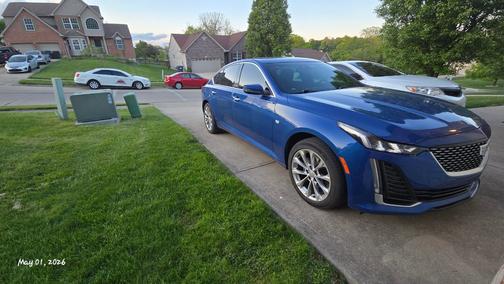 Blue 2023 Cadillac CT5 Premium Luxury