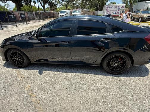 Black 2016 Honda Civic EX-T