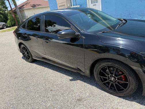 Black 2016 Honda Civic EX-T