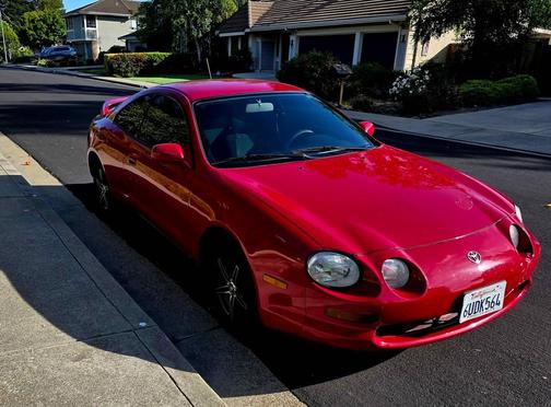 Red 1995 Toyota Celica ST