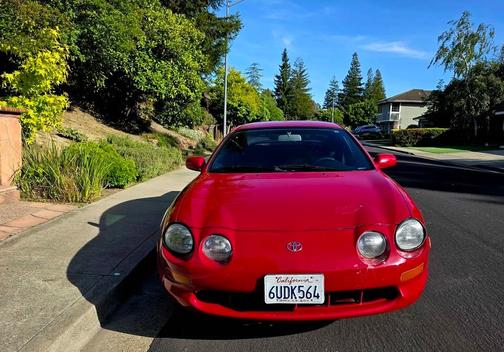 Red 1995 Toyota Celica ST