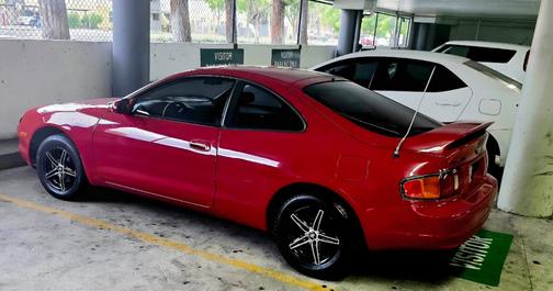 Red 1995 Toyota Celica ST