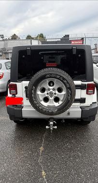 White 2013 Jeep Wrangler Unlimited Sahara