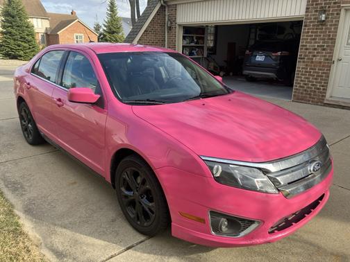 Pink 2010 Ford Fusion SEL