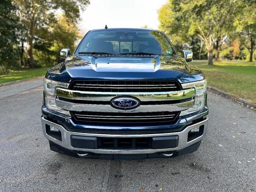 Blue 2020 Ford F-150 Lariat
