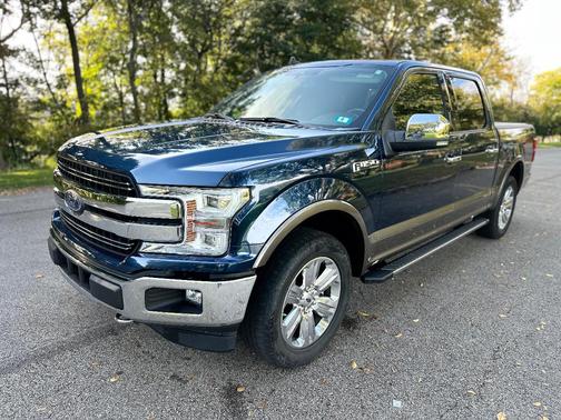 Blue 2020 Ford F-150 Lariat