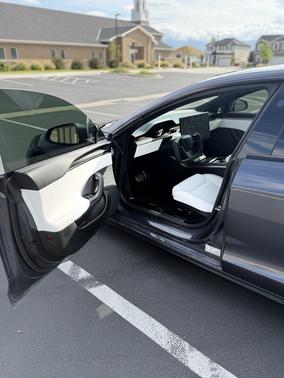 Gray 2023 Tesla Model S Plaid