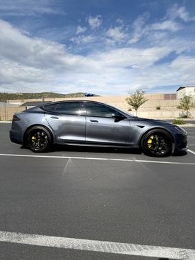 Gray 2023 Tesla Model S Plaid