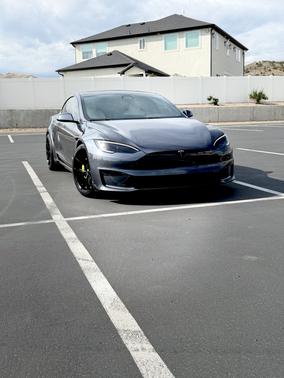 Gray 2023 Tesla Model S Plaid