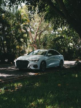 White 2023 Audi A3 Premium Plus