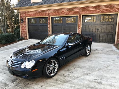 Black 2006 Mercedes-Benz SL-Class SL500 Roadster