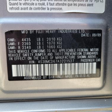 2010 Subaru Legacy 2.5 i Premium