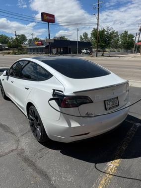 White 2022 Tesla Model 3 Performance