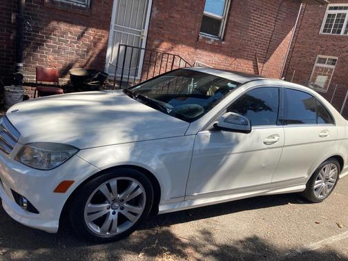 White 2009 Mercedes-Benz C-Class C 300 Sport