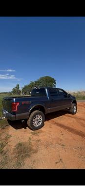 Blue 2015 Ford F-150 Lariat