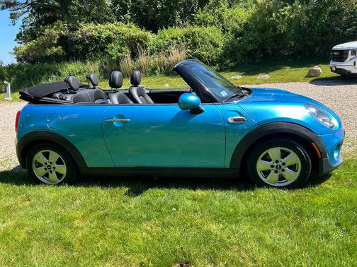 Blue 2017 MINI Convertible Cooper