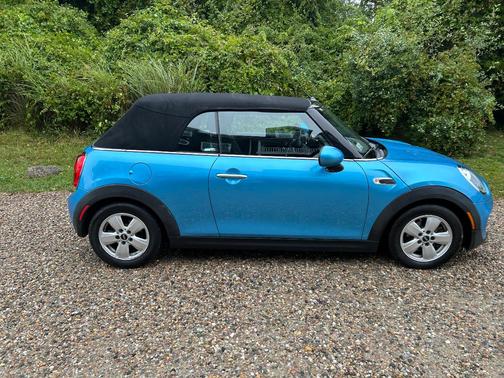 Blue 2017 MINI Convertible Cooper