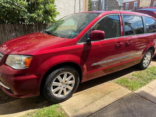 Red 2014 Chrysler Town & Country Touring