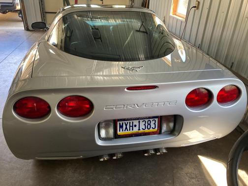 Silver 2003 Chevrolet Corvette Base