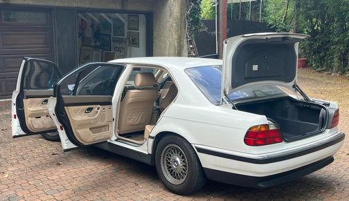 White 1995 BMW 740 iL