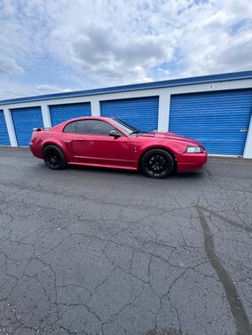 Red 2001 Ford Mustang GT