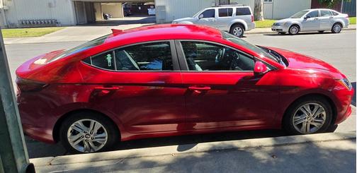 Red 2020 Hyundai ELANTRA SEL