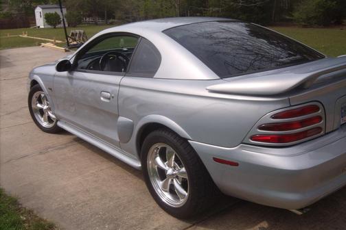 Silver 1995 Ford Mustang GT