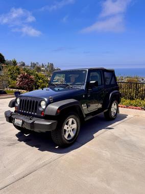 Blue 2008 Jeep Wrangler X
