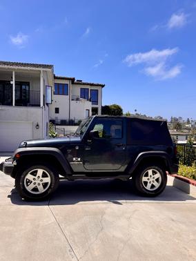 Blue 2008 Jeep Wrangler X