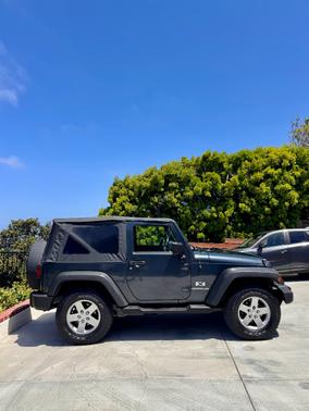 Blue 2008 Jeep Wrangler X