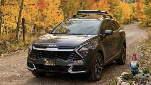 Gray 2023 Kia Sportage Hybrid EX