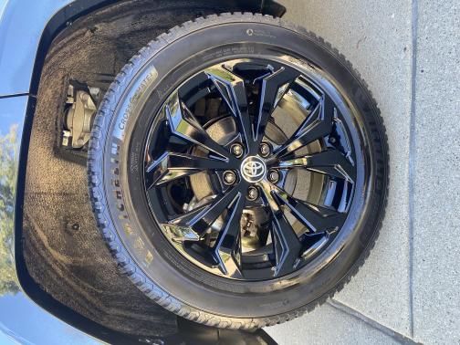 Black 2023 Toyota RAV4 Hybrid XSE