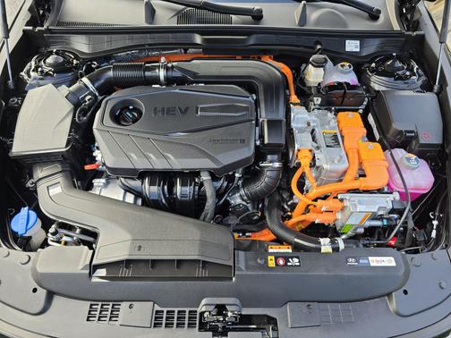 Black 2026 Hyundai SONATA Hybrid Blue